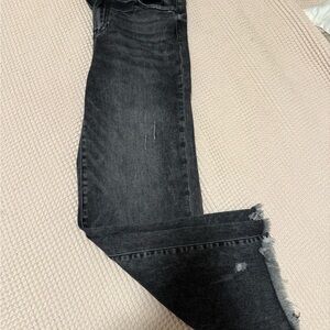 Risen Women's Black Distressed Jeans